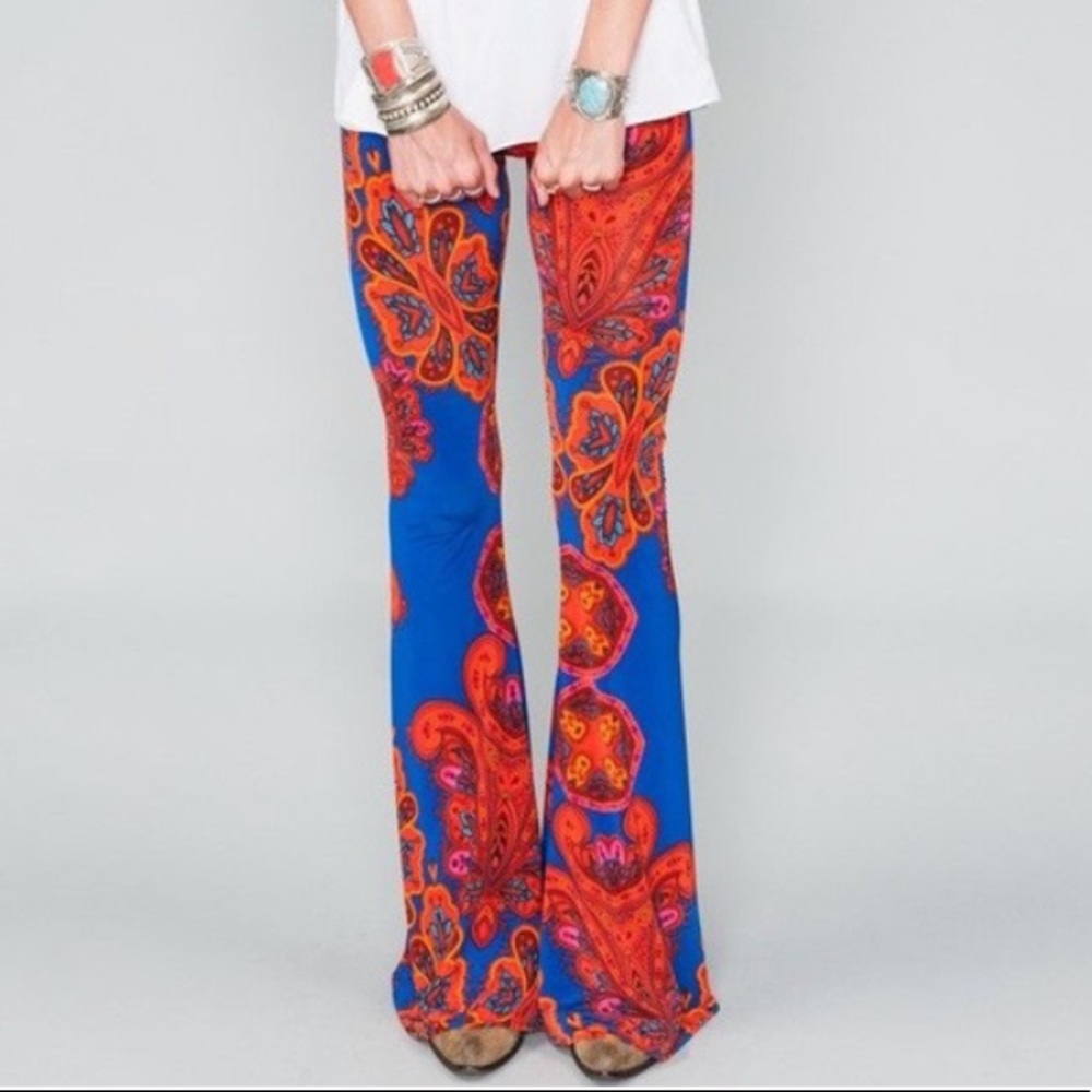 Show Me Your MuMu Bam Bam Bells pants paisley M